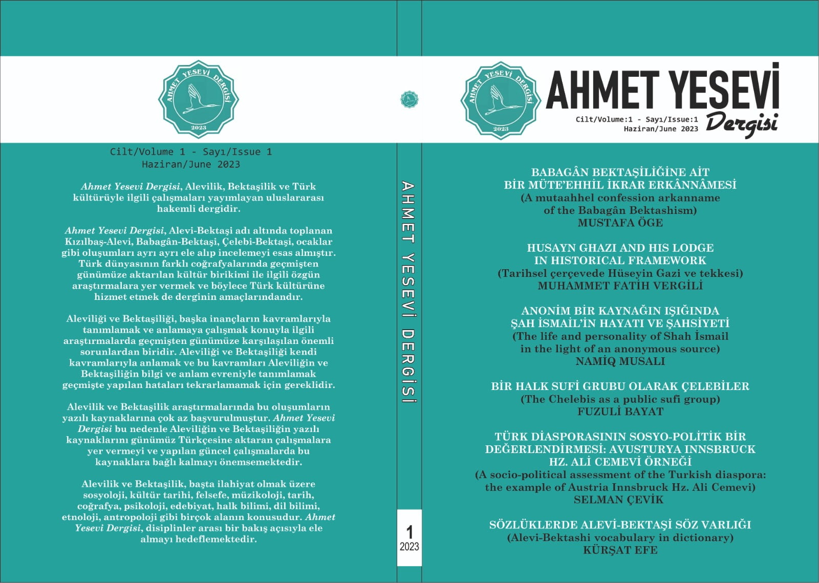 AHMET YESEVİ DERGİSİ YAYIN HAYATINA BAŞLADI